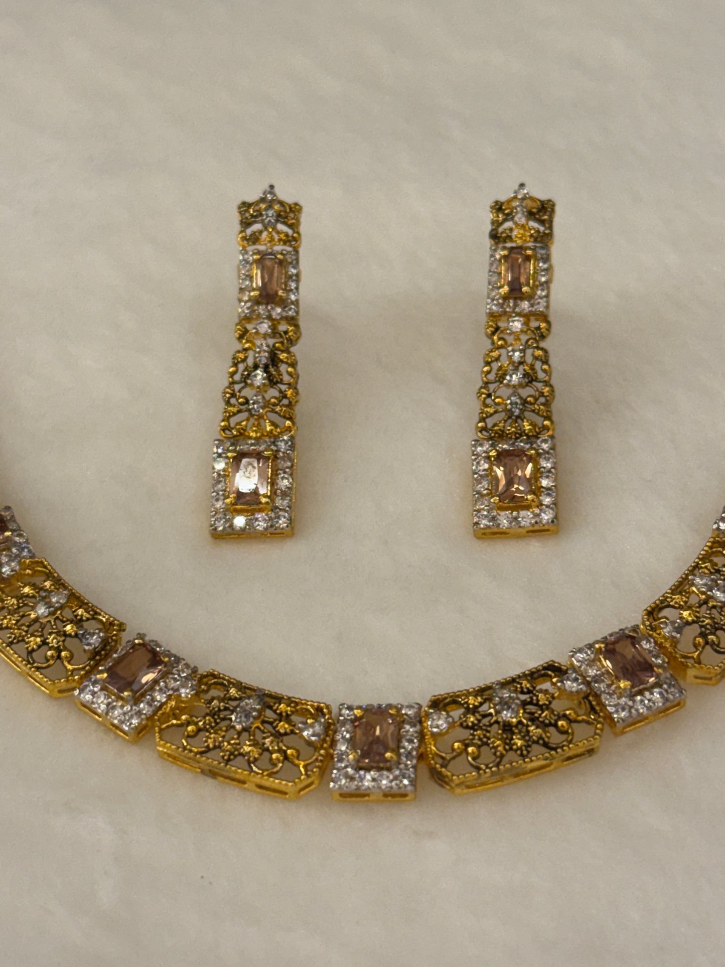 925 Goldplated Necklace Set-SNS56