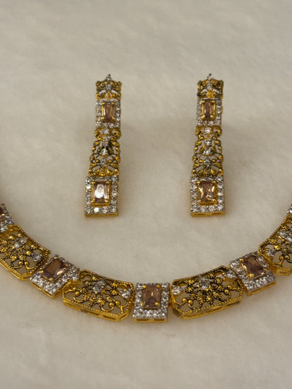 925 Goldplated Necklace Set-SNS56