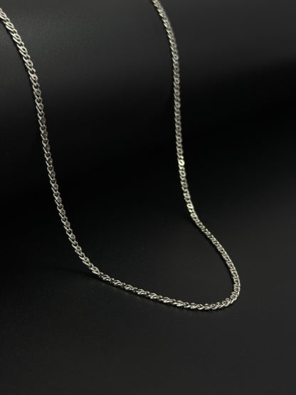 Rhodium Plated Chain-Ch9