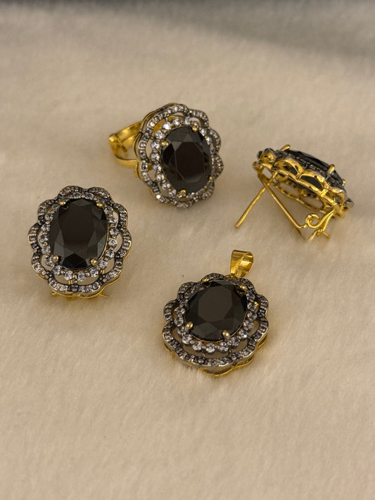 Goldplated Pendant Set-Ps45
