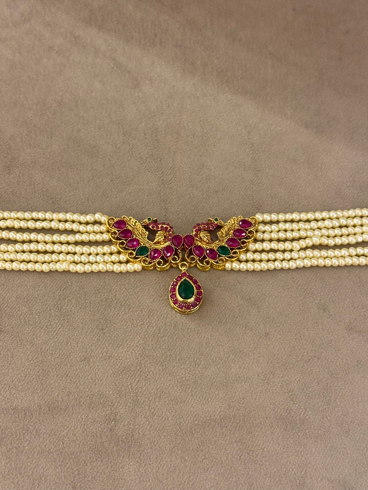 Goldplated Necklace Set-Bs161