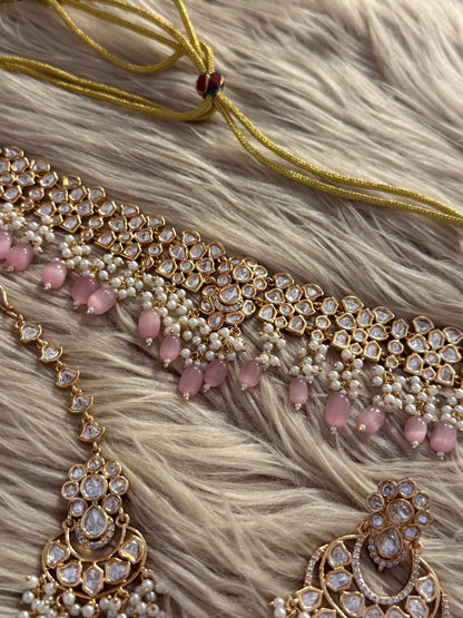 Goldplated Choker Set-Ns122