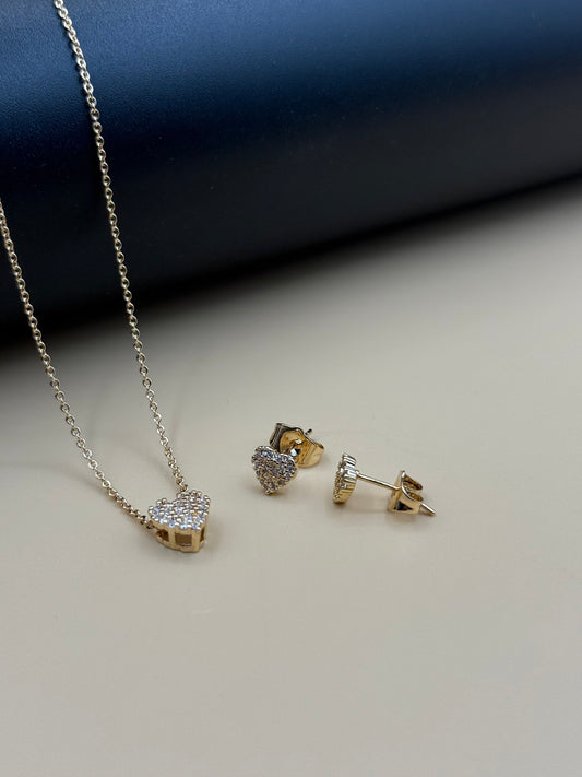 Heart pendant set-Ps7