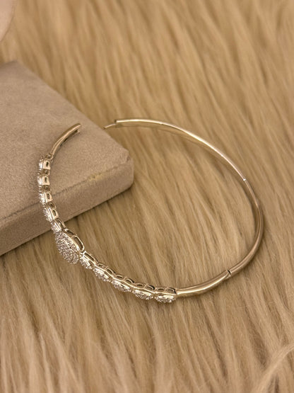 Rhodium plated Bracelet-Bs48