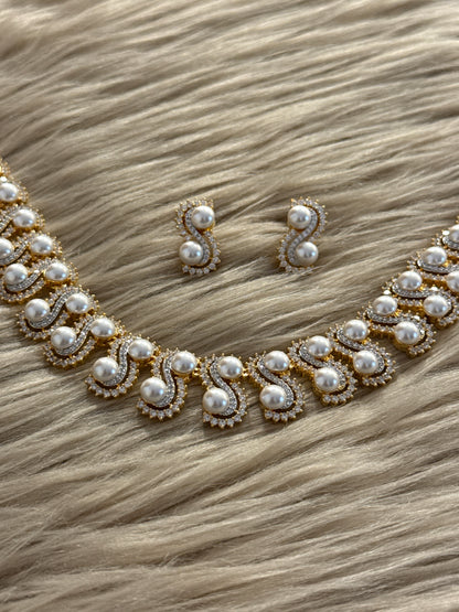 Goldplated Necklace Set-Ns87