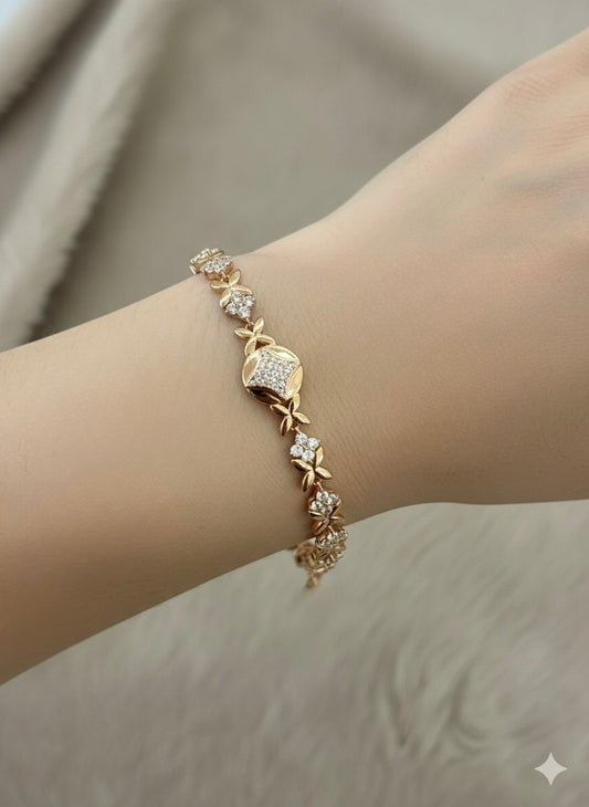 Goldplated bracelet-Bs24