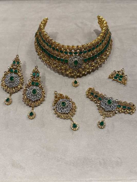 Green Dynasty Bridal Set -Bs21