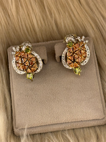 925 Silver GoldPlated Tops-STP112