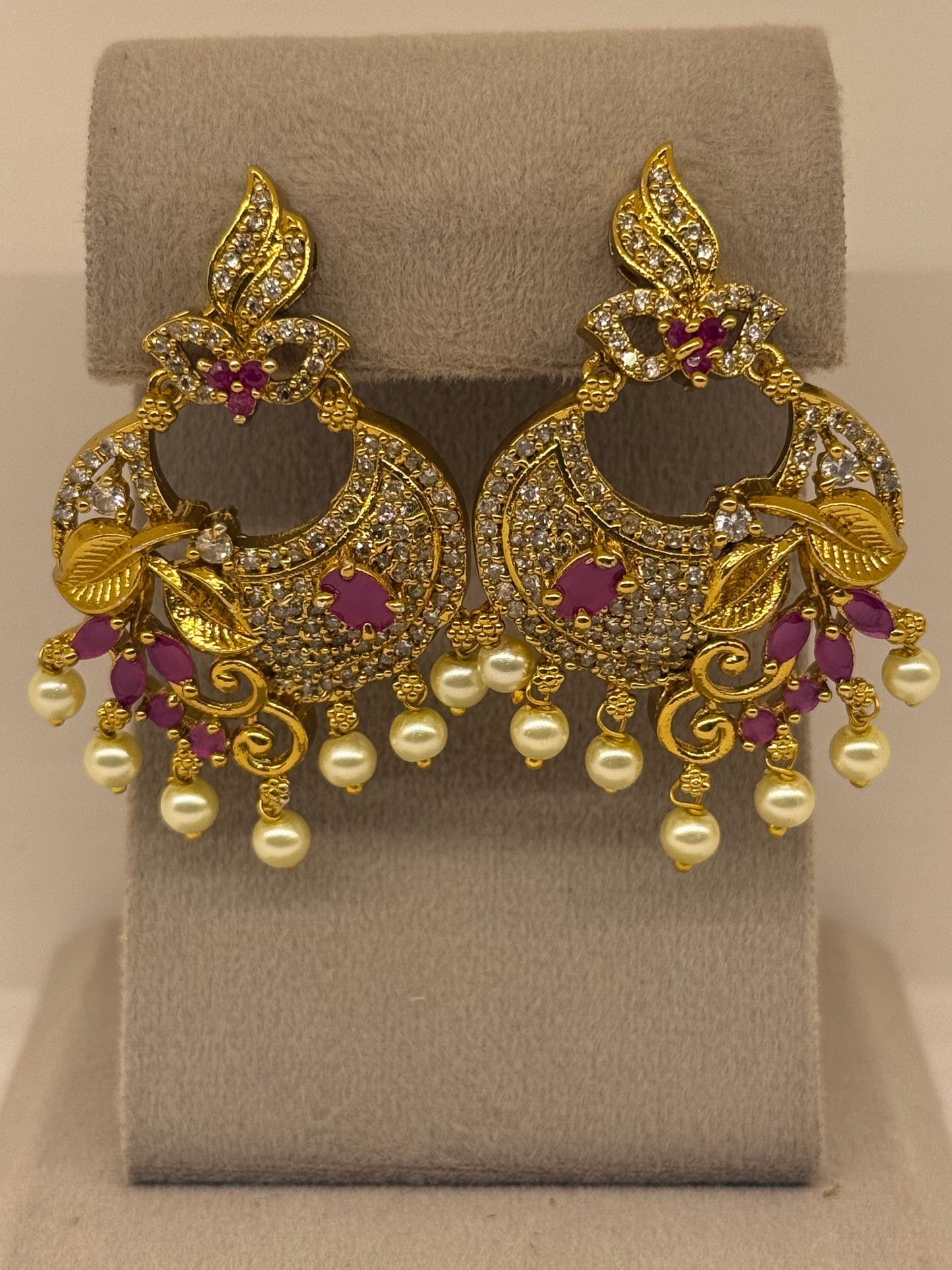 Gold Plated Earrings-Er71