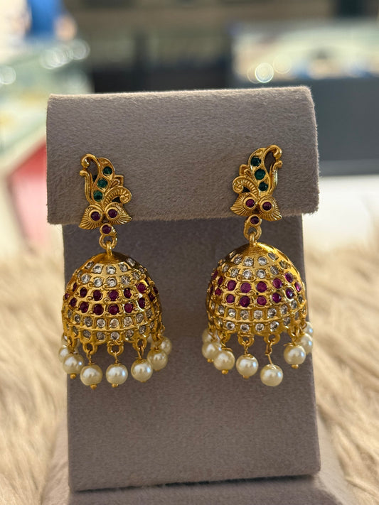 Goldplated Jhumkiyan-Er145