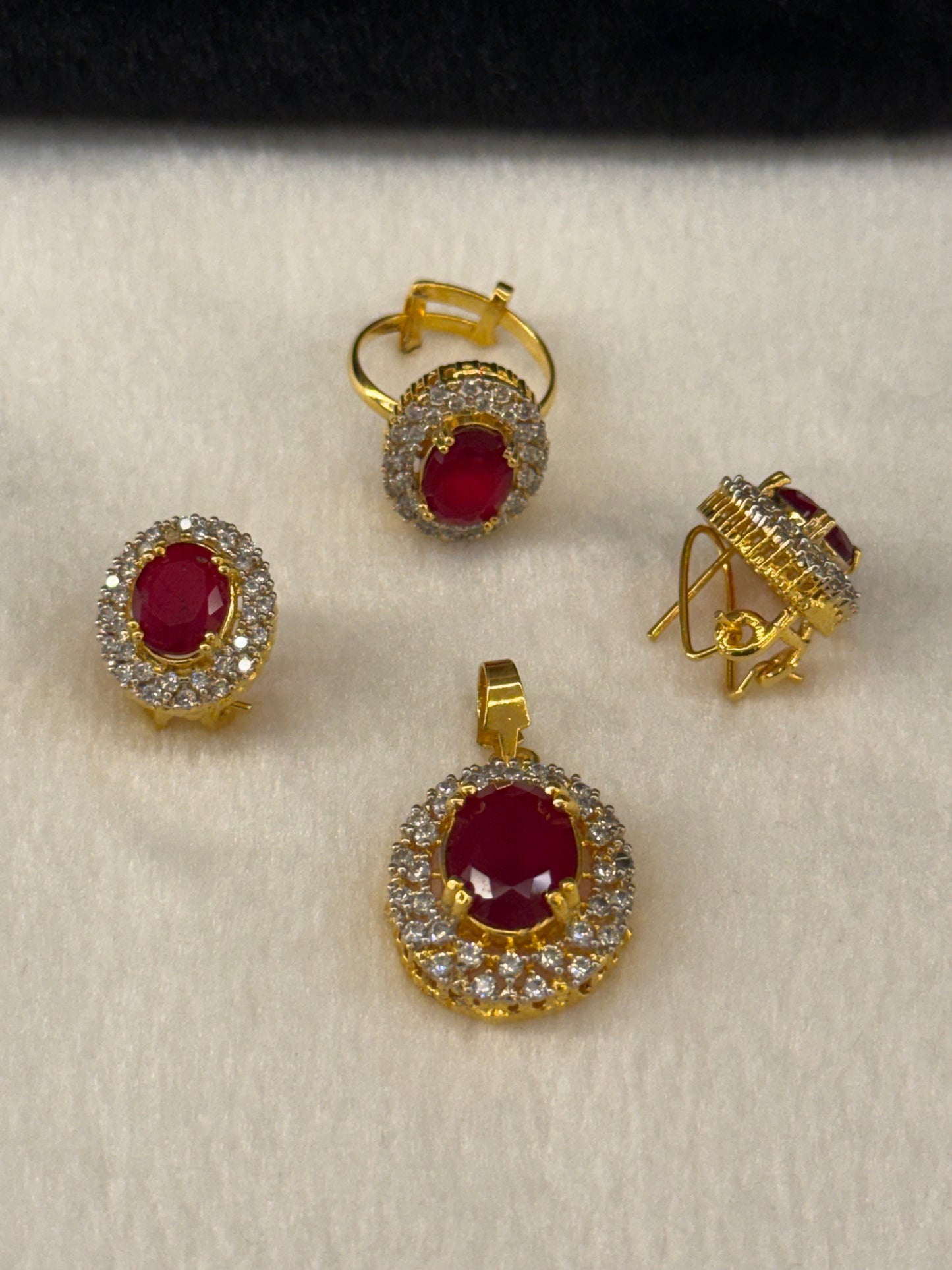 Goldplated Pendant Set-Ps55