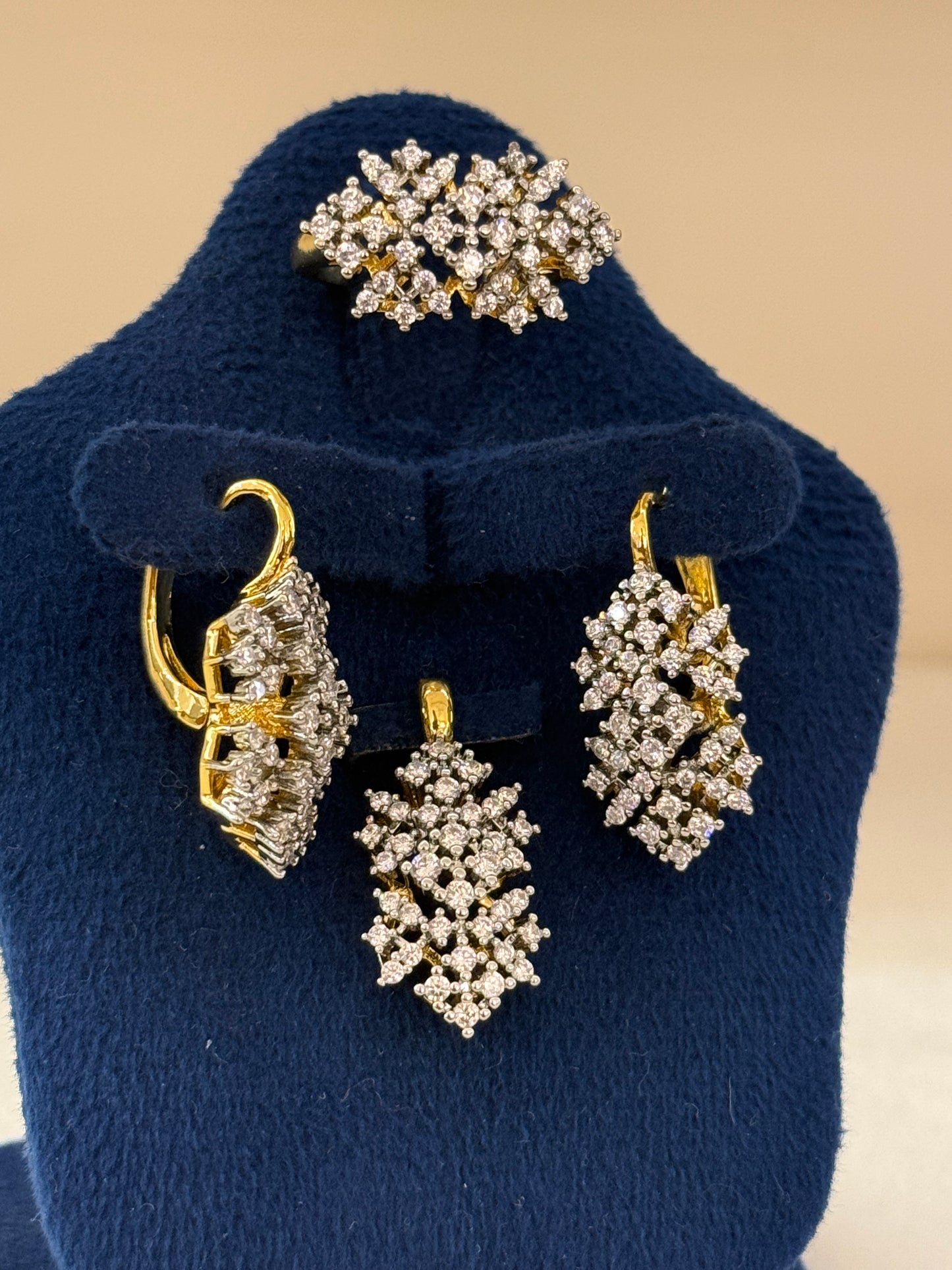 Goldplated Pendant Set-Ps74