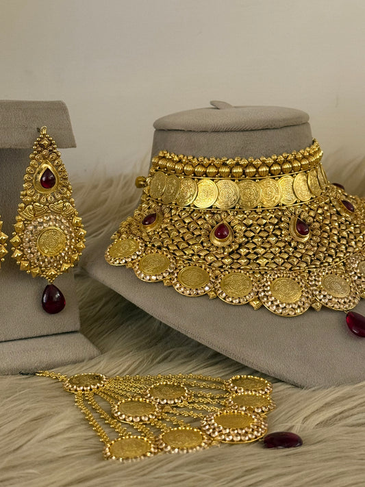 Goldplated Bridal Set-Bs97