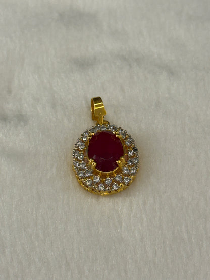 Goldplated Pendant Set-Ps55