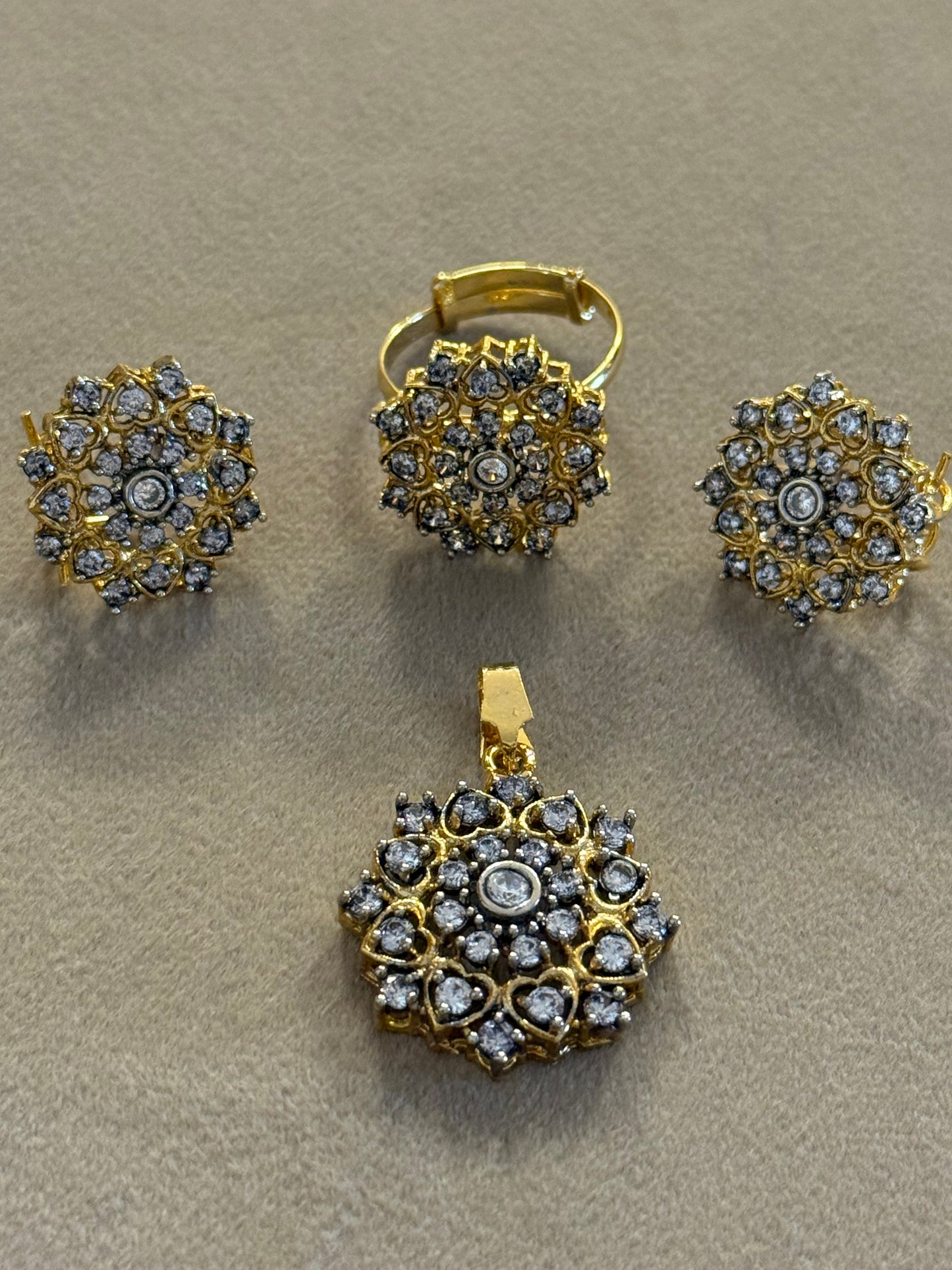 Goldplated Pendant Set-Ps34