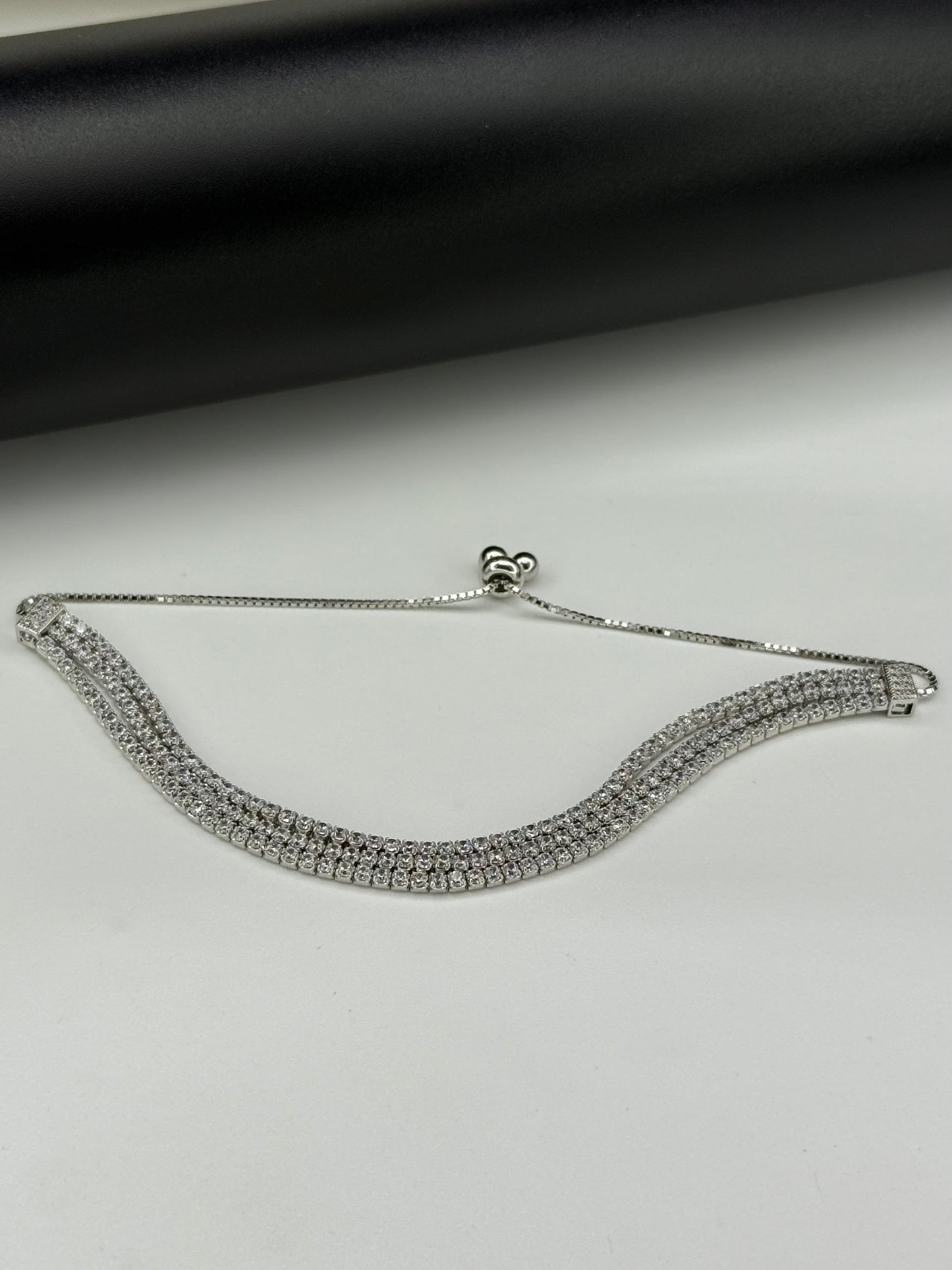 925 Elegance Trio Bracelet- Bs15