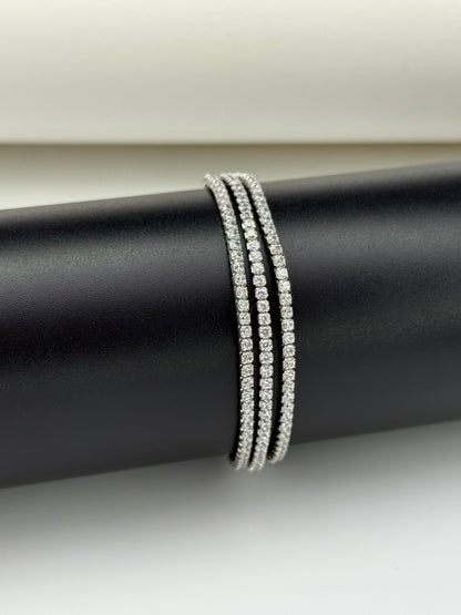 925 Elegance Trio Bracelet- Bs15