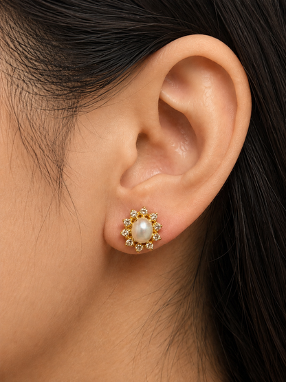 925 Silver GoldPlated Tops-STP72