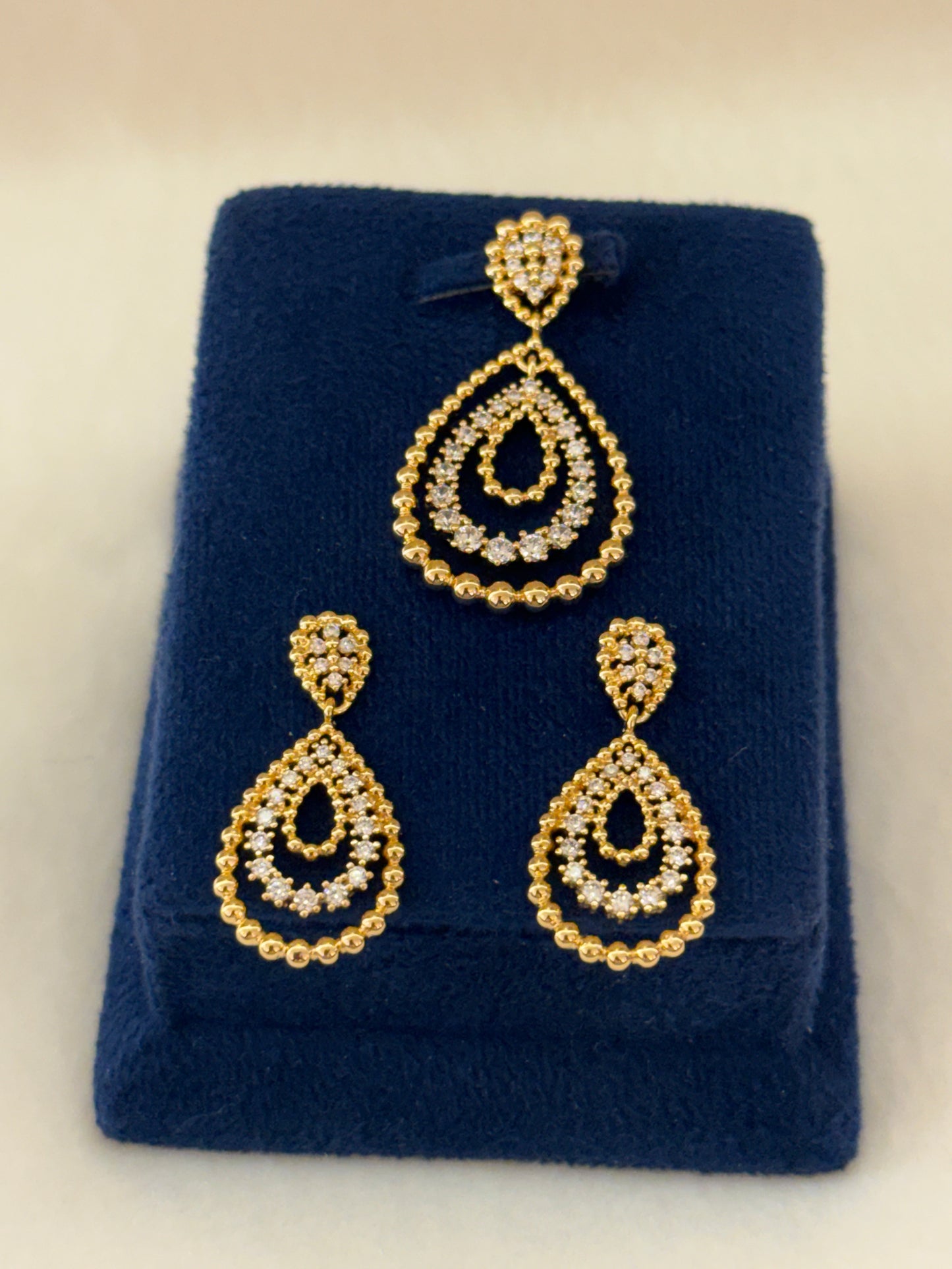 Goldplated Pendant Set-Ps82