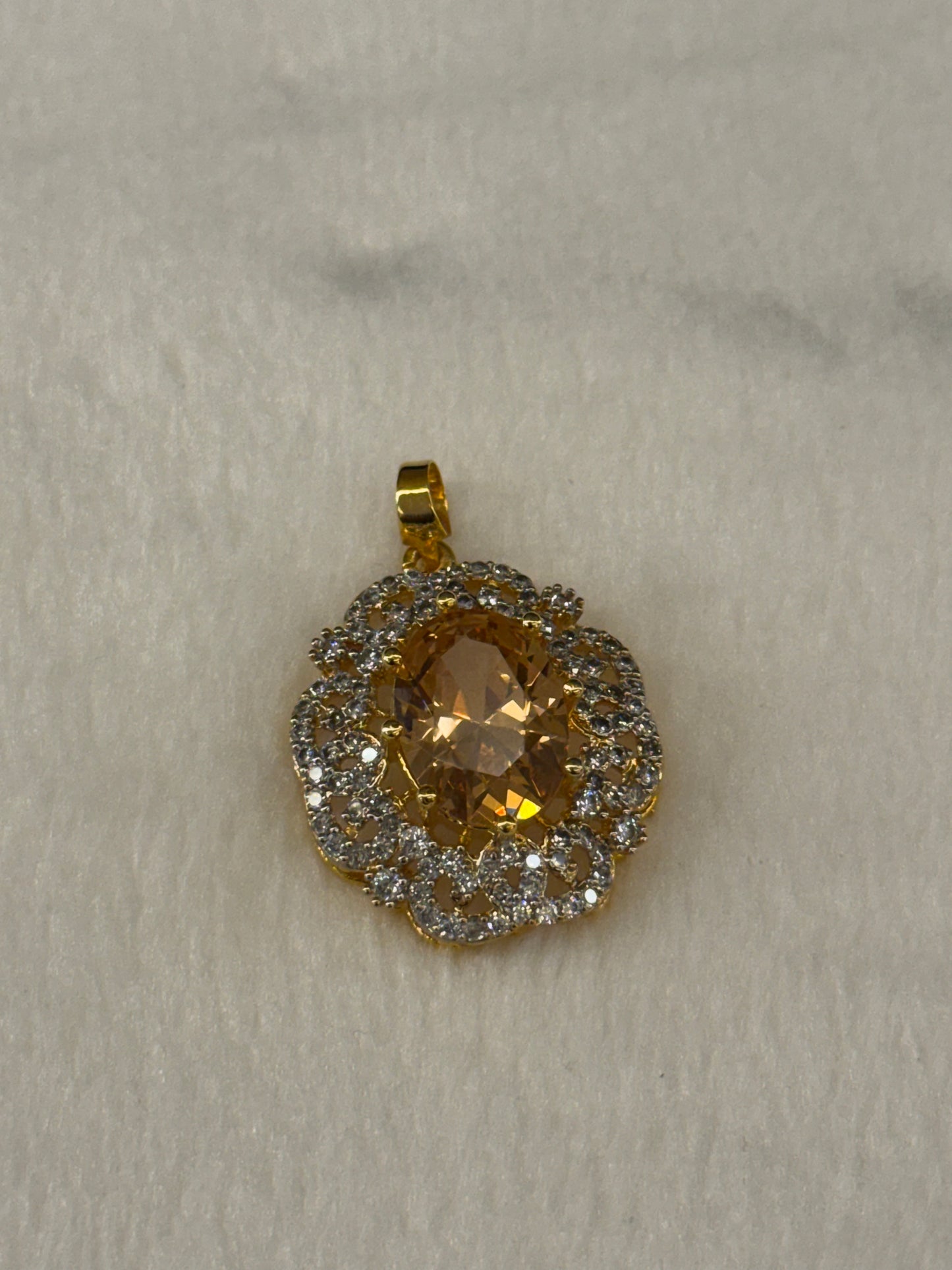 Goldplated Pendant Set-Ps56