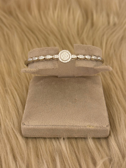 Rhodium plated Bracelet-Bs48
