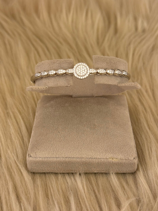 Rhodium plated Bracelet-Bs48