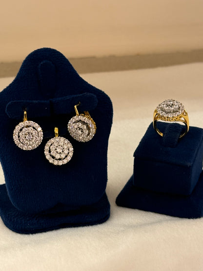 Goldplated Pendant Set-Ps64