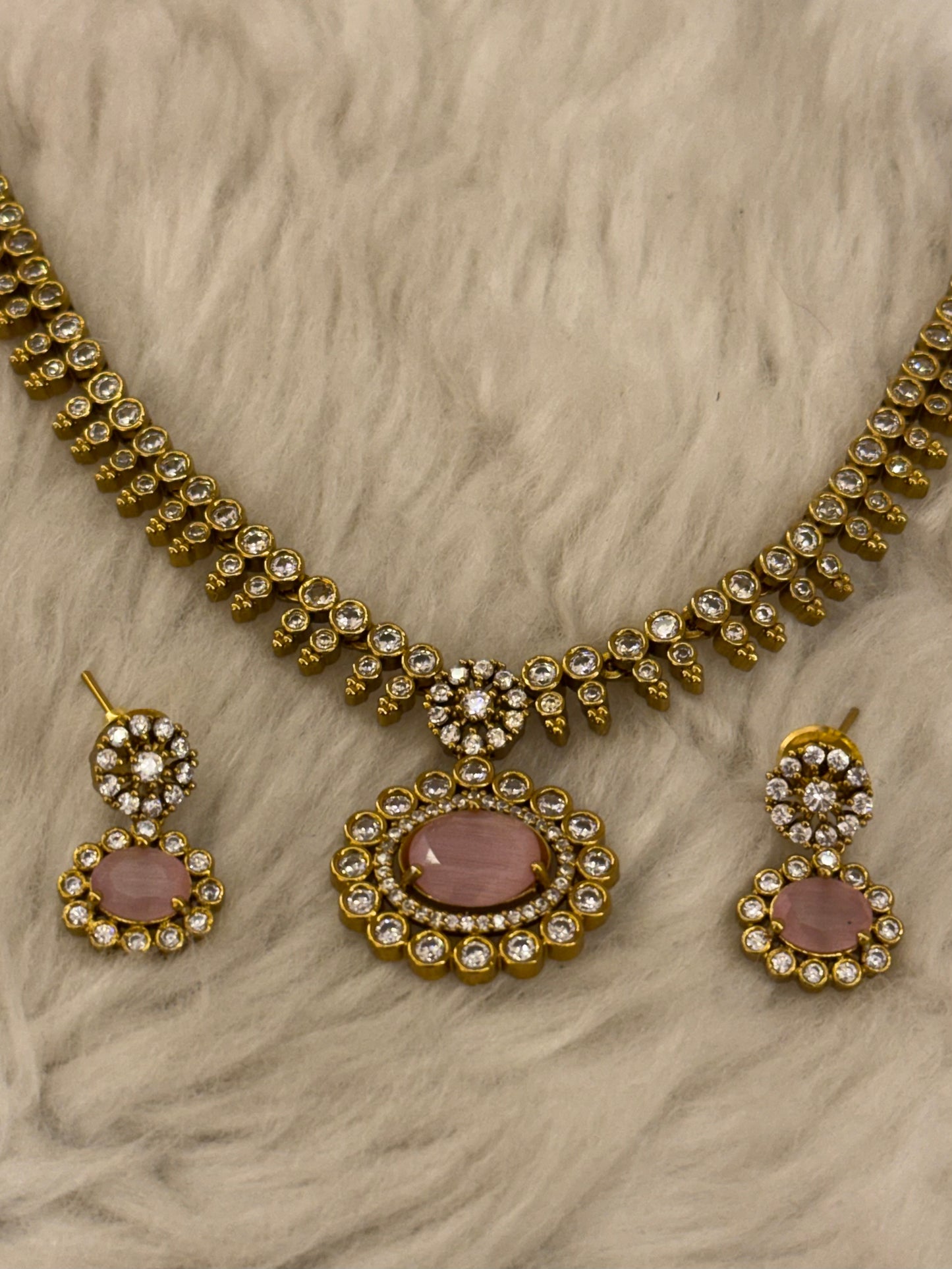 Goldplated necklace set-Ns70