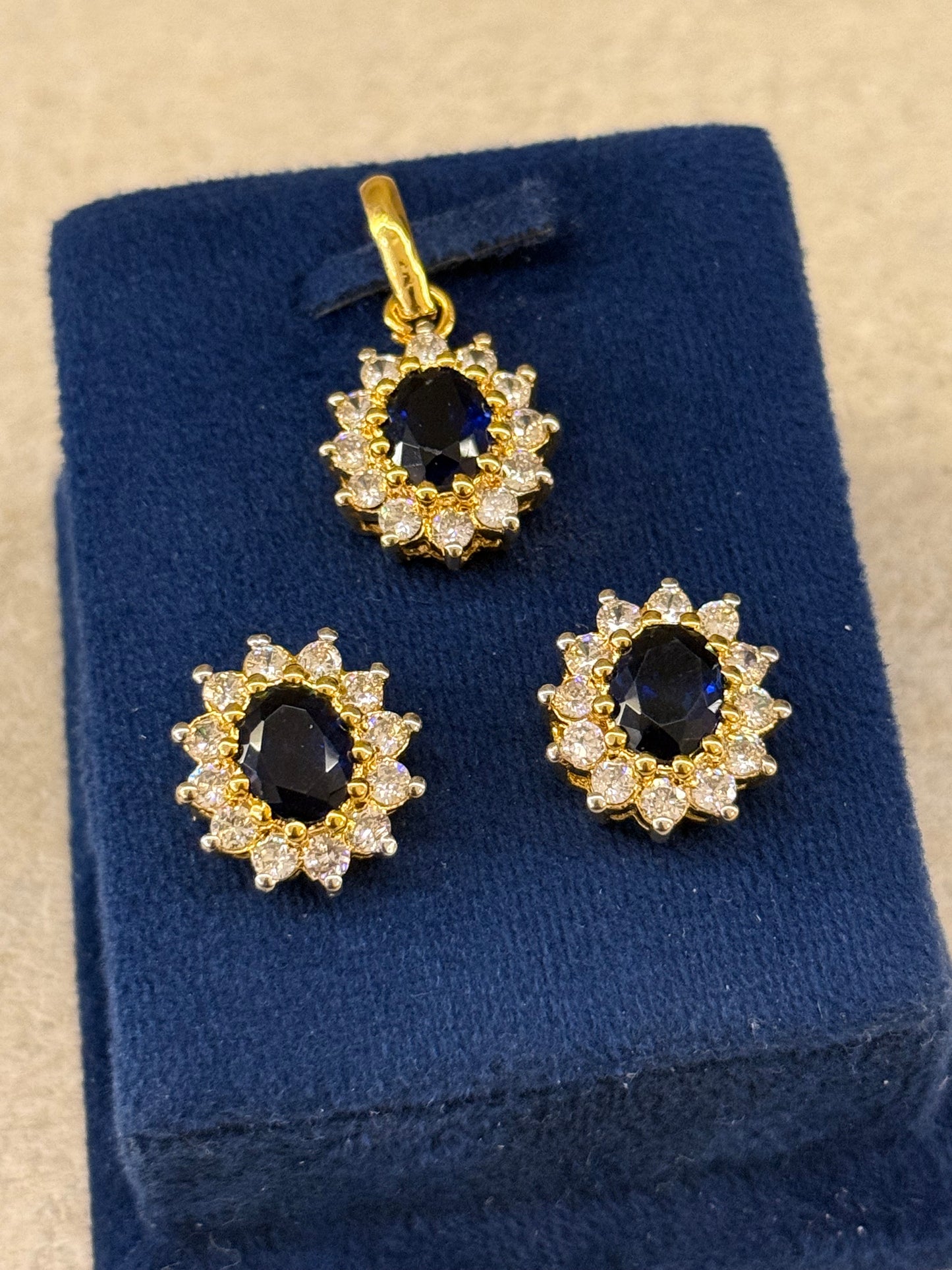 Goldplated Pendant Set-Ps58