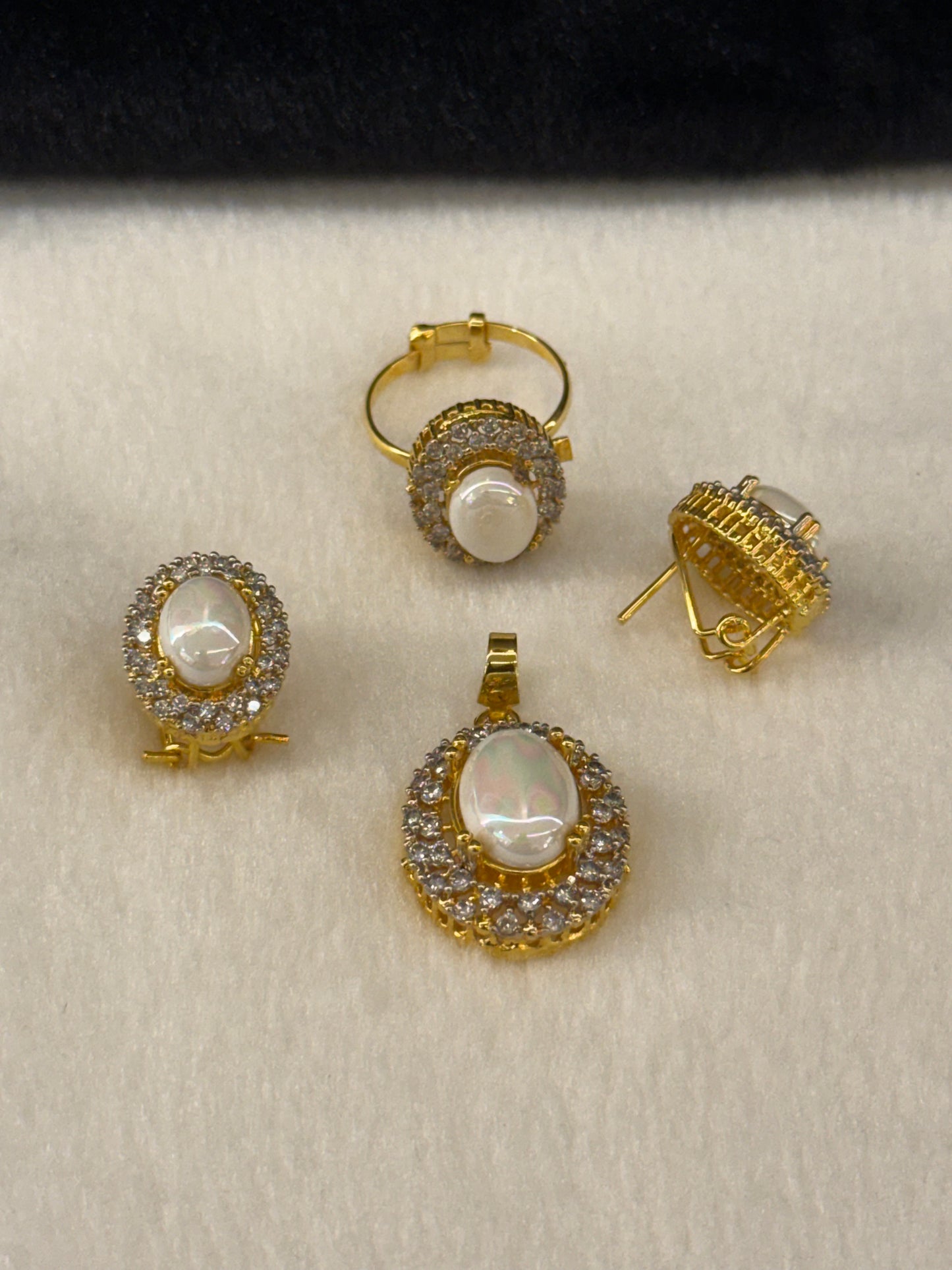 Goldplated Pendant Set-Ps55