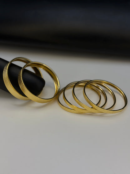 Gold Plated Bangles-B16