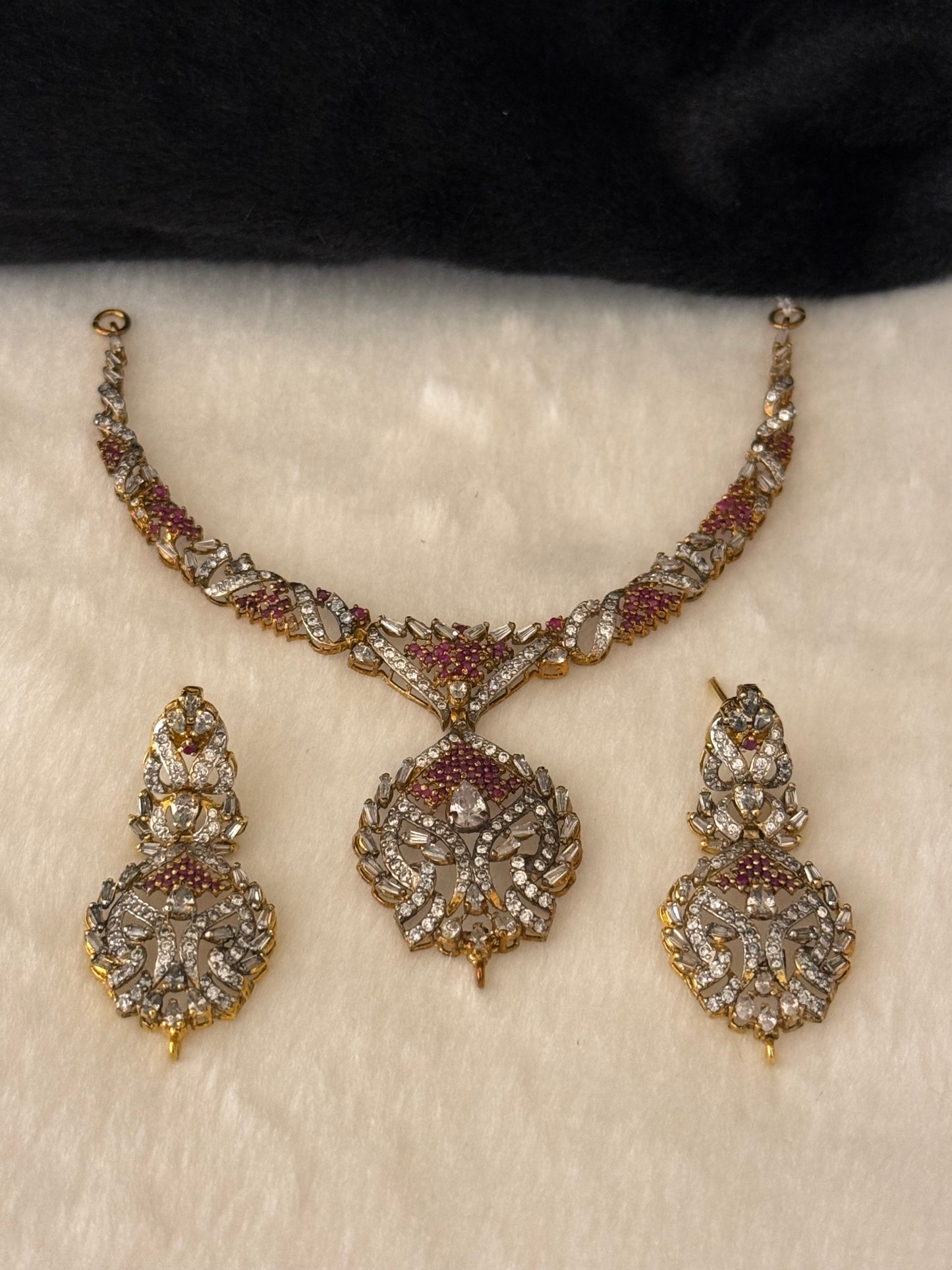 925 Necklace Set-SNS35