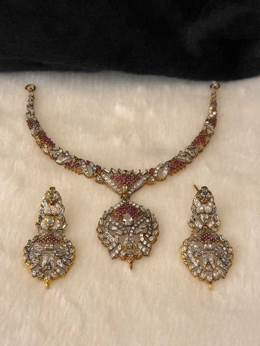 925 Necklace Set-SNS35