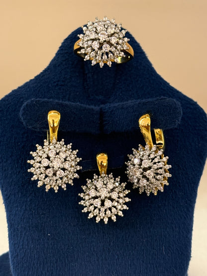 Goldplated Pendant Set-Ps73