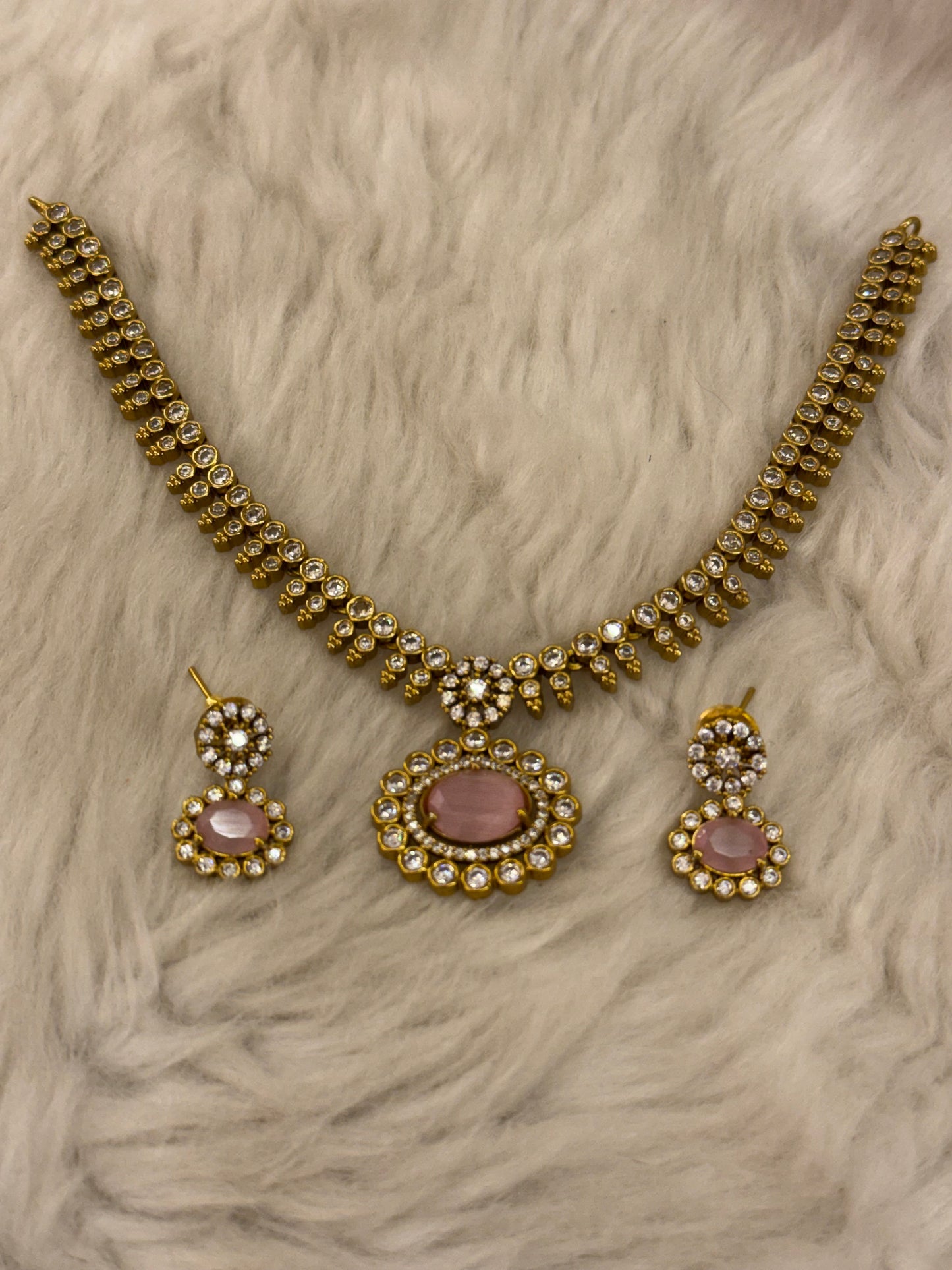 Goldplated necklace set-Ns70