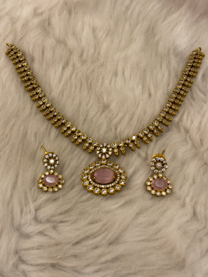 Goldplated necklace set-Ns70