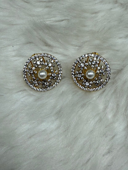 Golden Glow Studs-Tp39