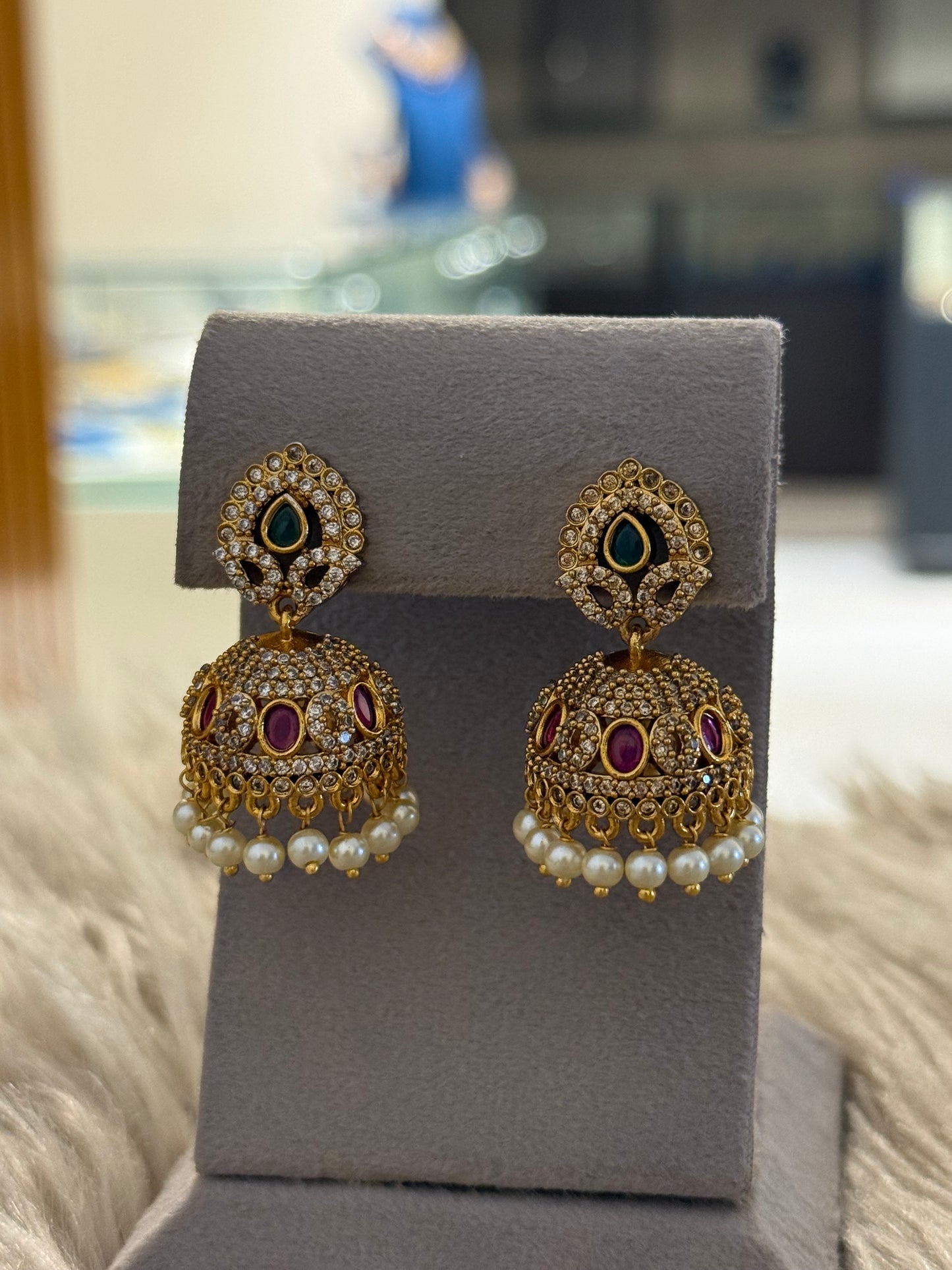 Goldplated Jhumkiyan-Er146