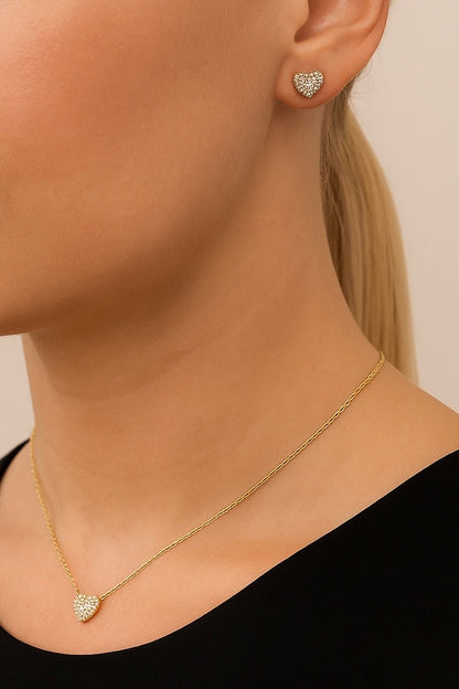 Heart pendant set-Ps7