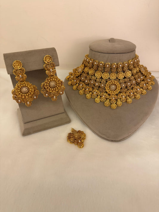 Goldplated Bridal Set-Bs163
