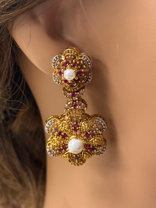 Goldplated Earrings-Er111