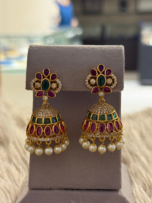 Goldplated Jhumkiyan-Er149