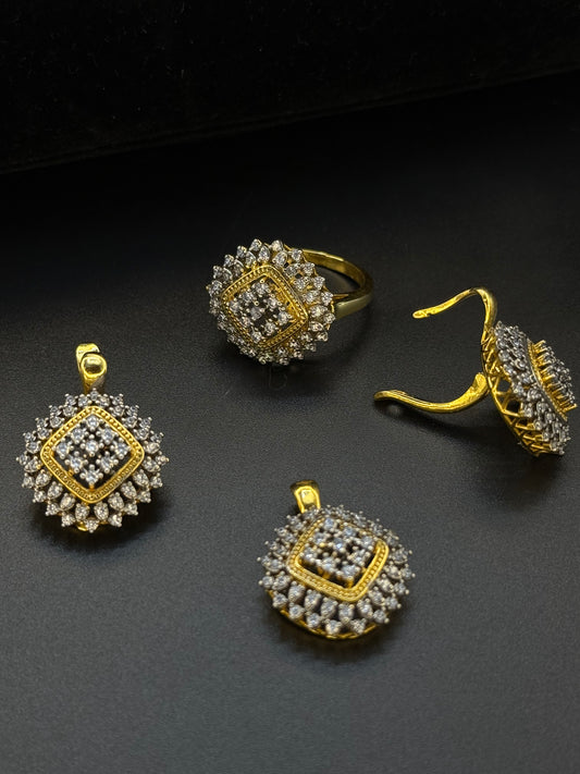 Zeenat Zirconia Set-Ps24