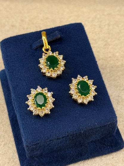 Goldplated Pendant Set-Ps58