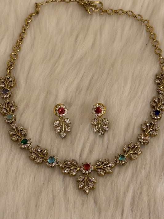 Goldplated Necklace Set-Ns42