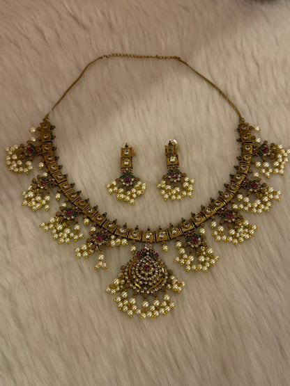 Goldplated Necklace Set-Ns40