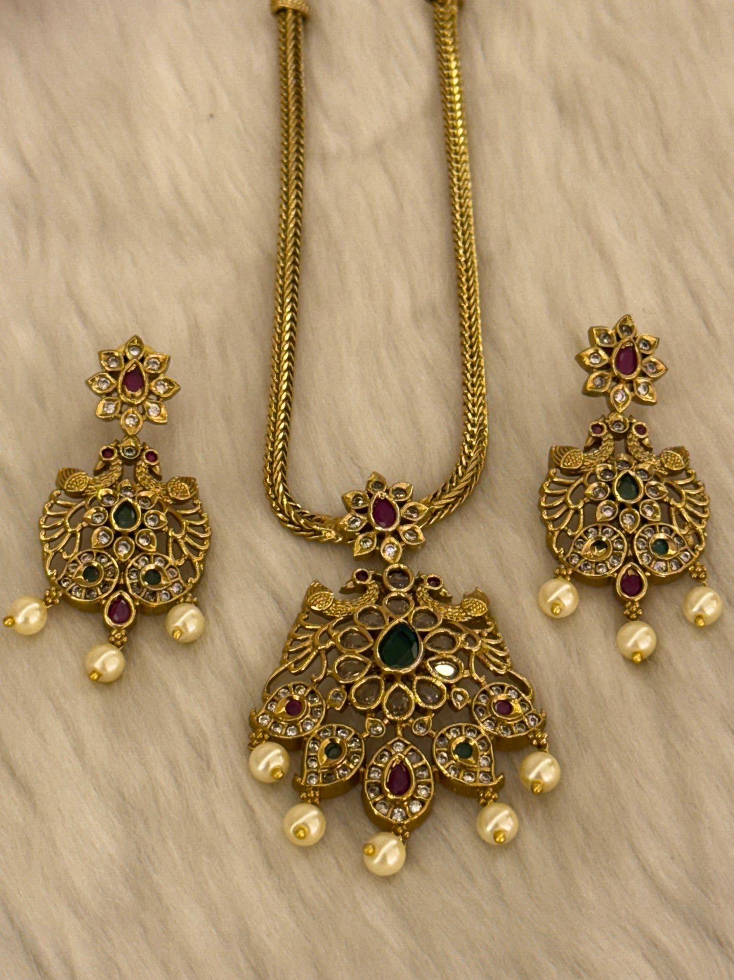 Goldplated Necklace Set-Ns38