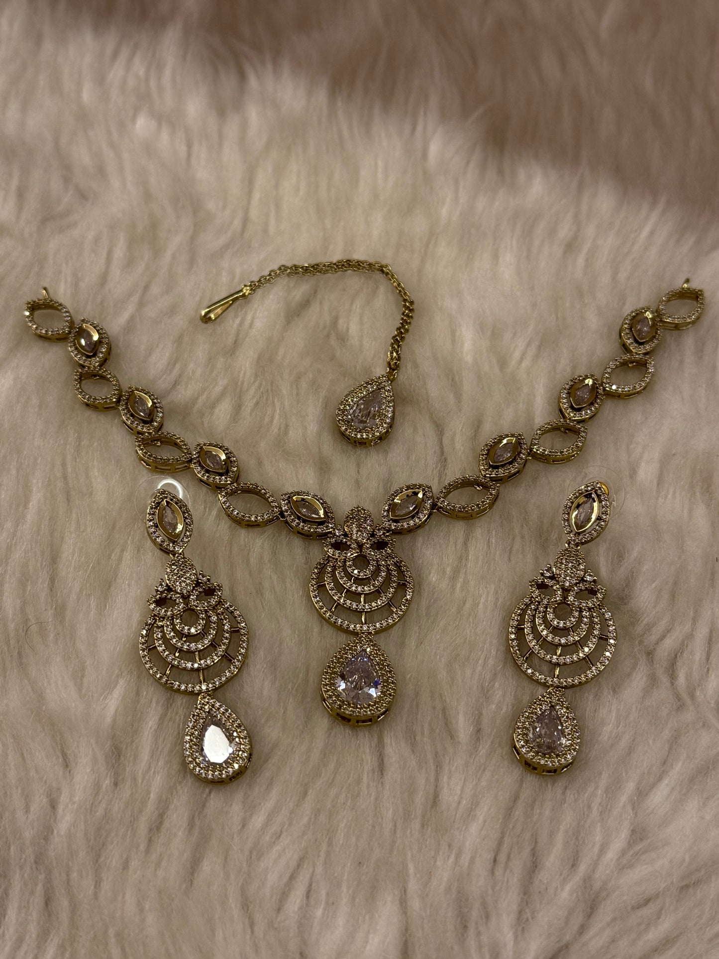 Goldplated necklace set-Ns69
