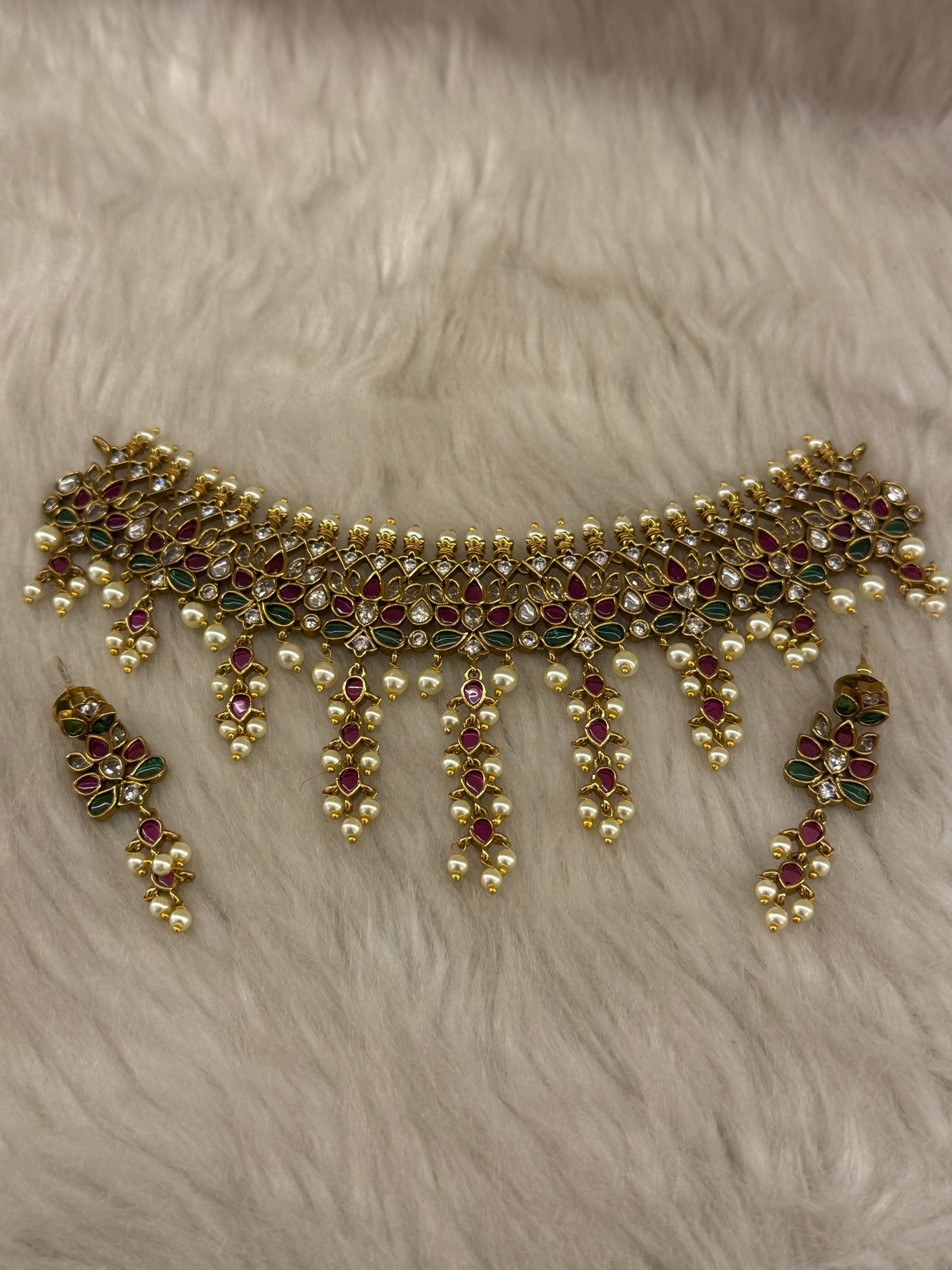 Goldplated necklace set-Ns60