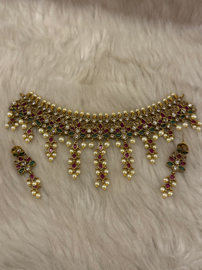 Goldplated necklace set-Ns60